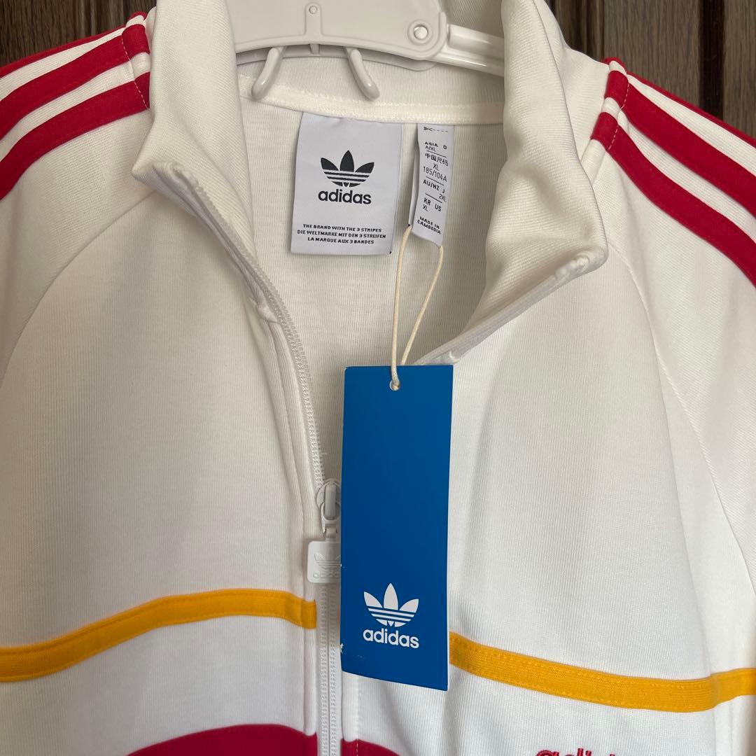 adidas ストライプジャケット 新品タグ付き