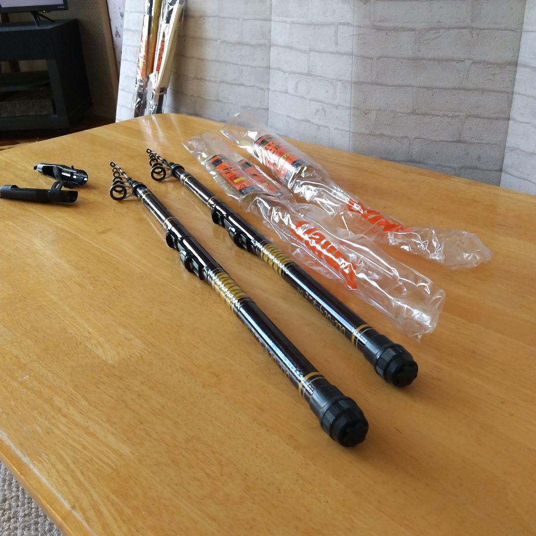 [新品]　DaiwaPGミニボート20号270、万能竿2本セット