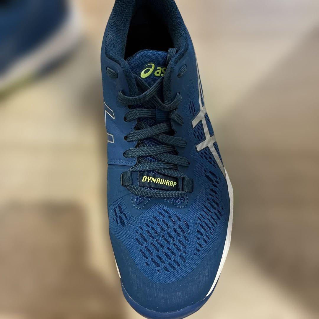 asics DYNAWARP バレーボールシューズ 青　25.5cm