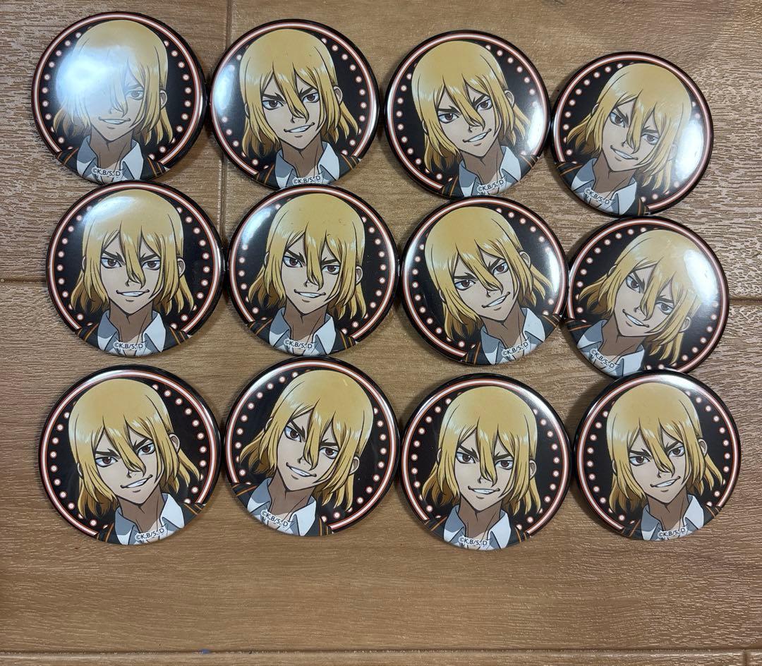 七海龍水　Dr.STONE　缶バッジ　カジノディーラー
