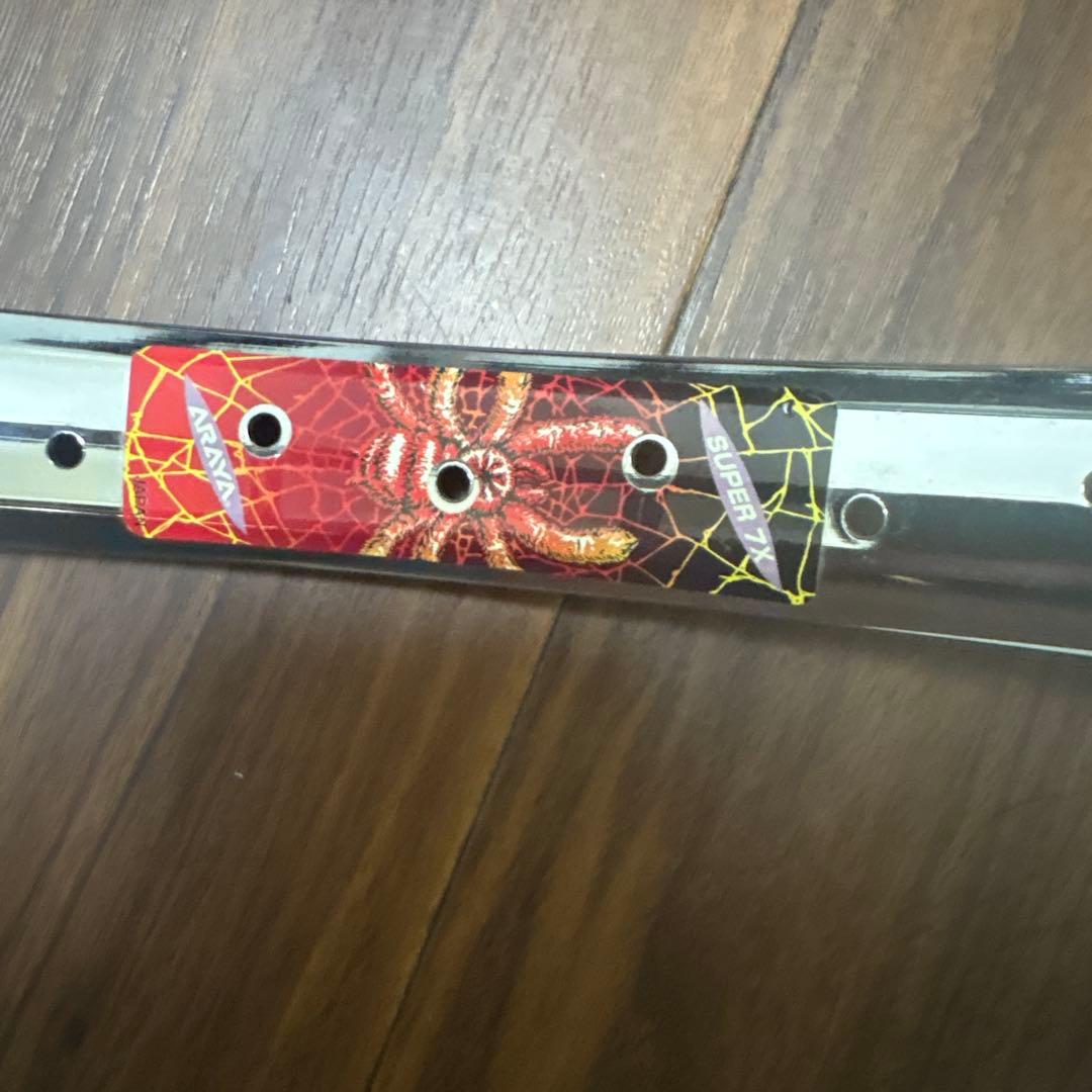 NOS ARAYA super 7X 48H メッキリム