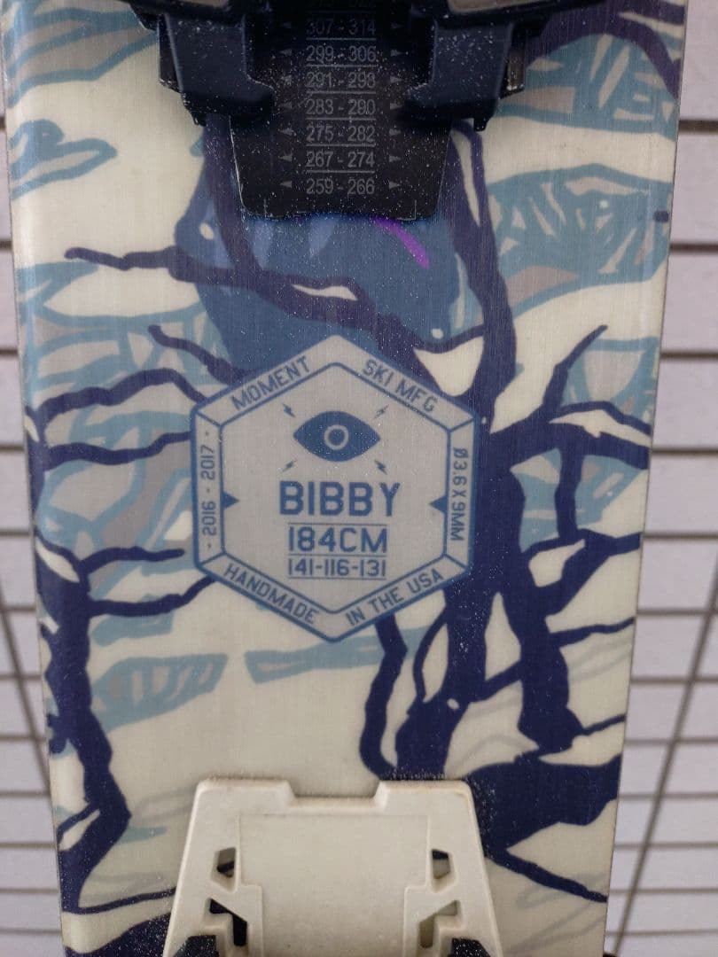月末まで割引価格!!!Moment Bibby モーメント ビビー 184cm