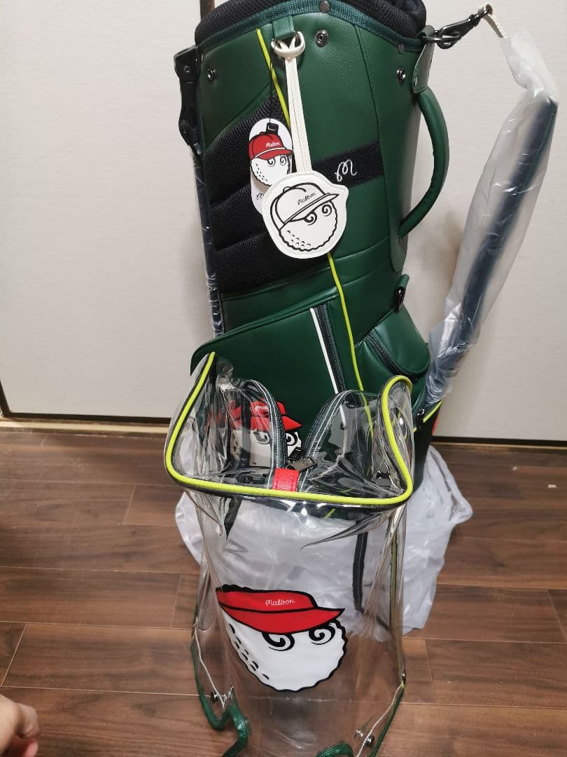 malbon golf マルボン キャディバッグ グリーン