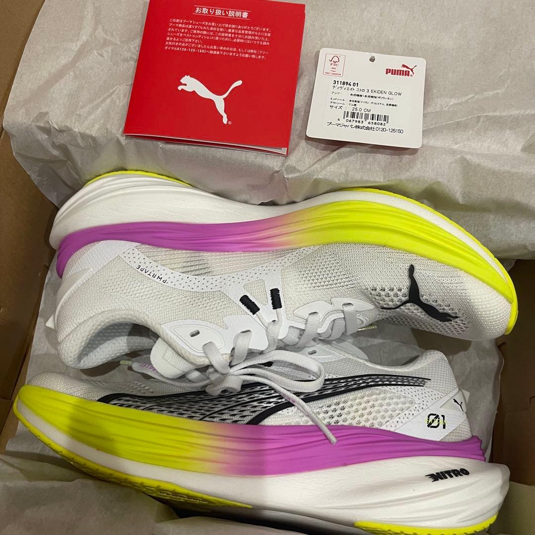 《極美品》PUMA DEVIATE NITRO 3 EKIDEN