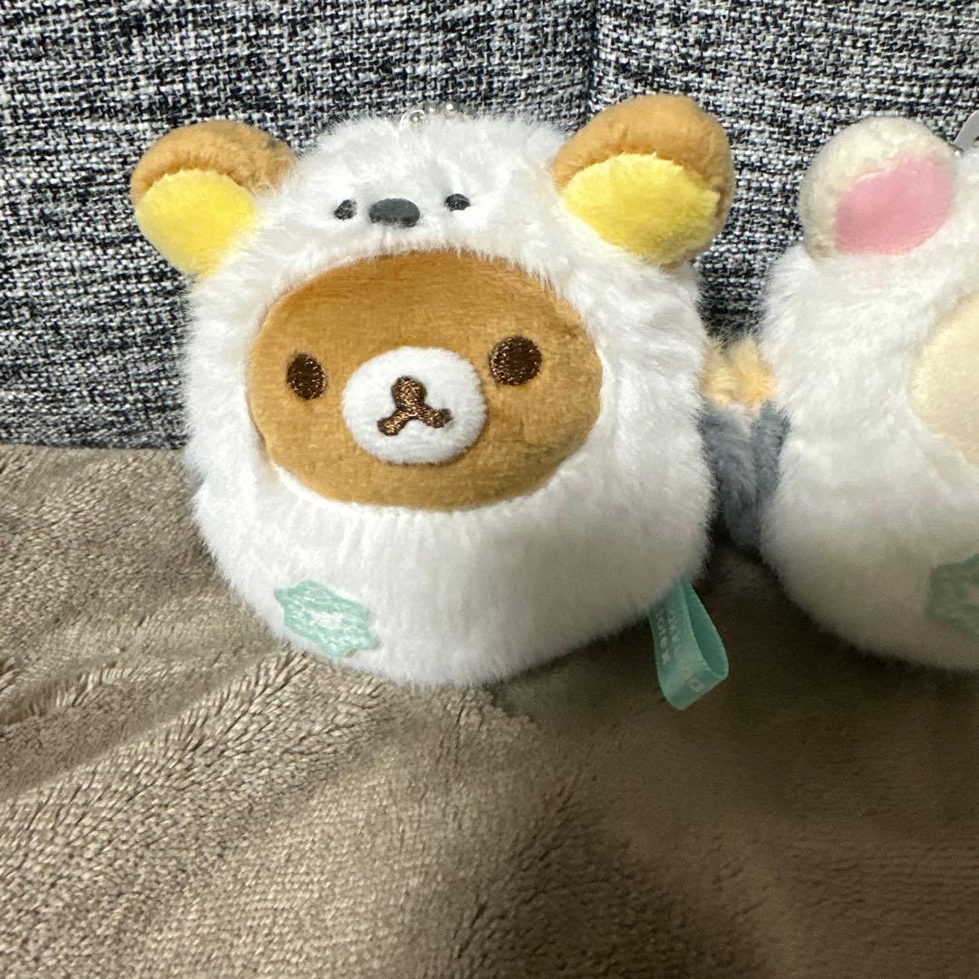 リラックマ コリラックマ　シマエナガキーチェーン