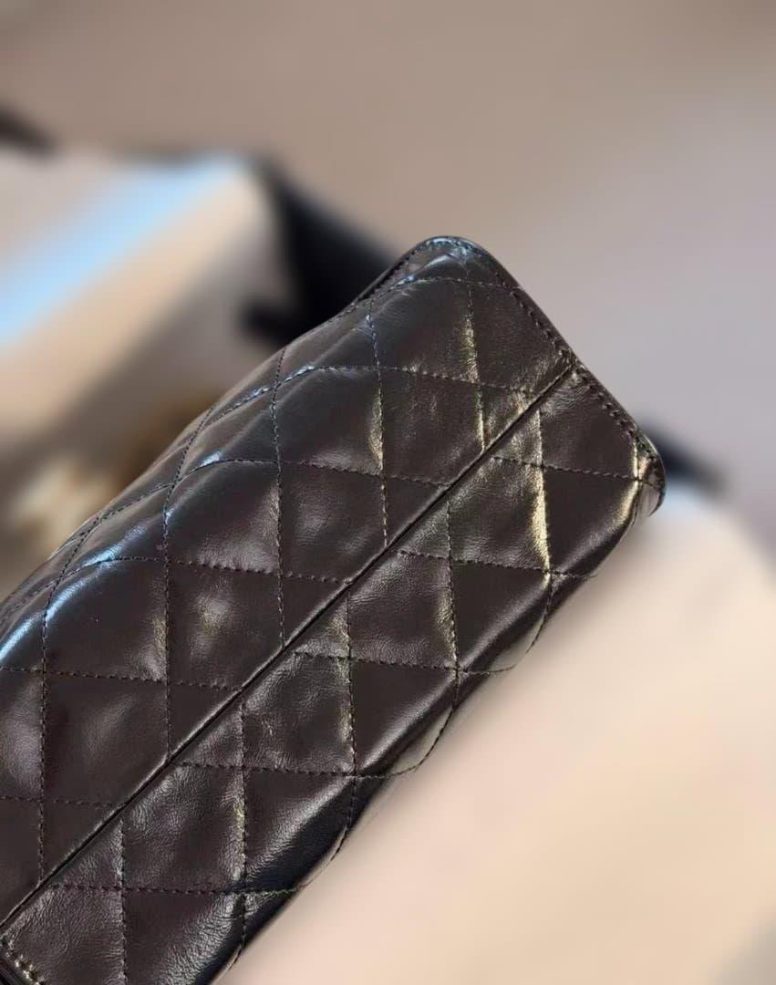 シャネル 25バッグ オイルワックスレザー