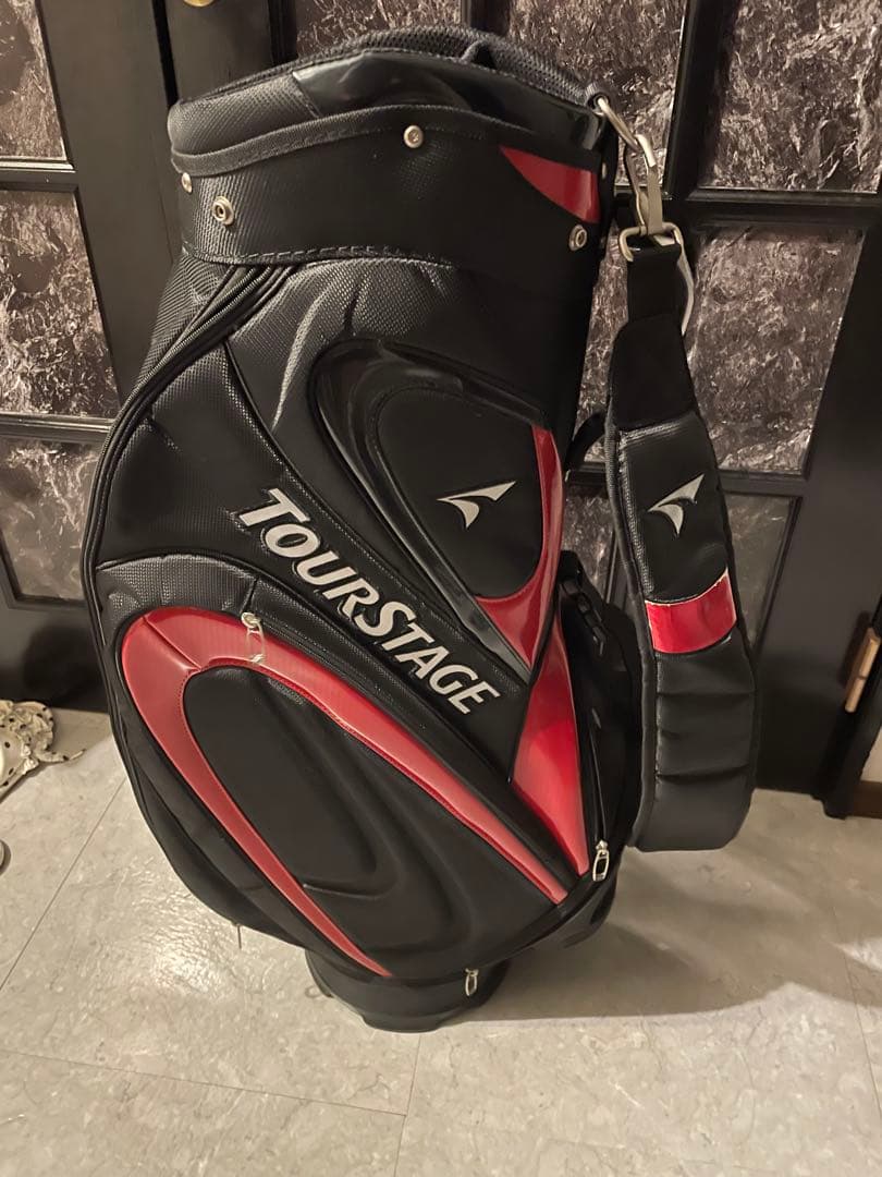 【美品】TOURSTAGE キャディバッグ 9型 BRIDGESTONE