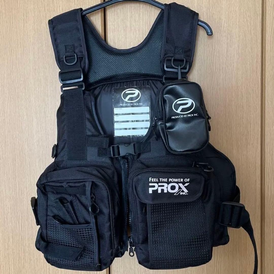 PROX フィッシングベスト ブラック