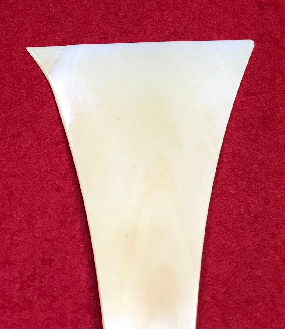三味線撥97天然素材マンモス/三味線/弦楽器/バチ