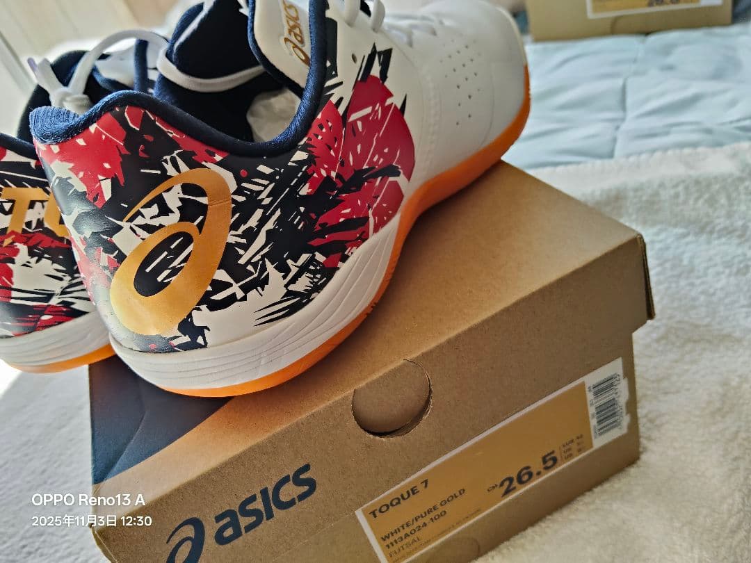 ASICS TOQUE 7 フットサルシューズ 26.5cm