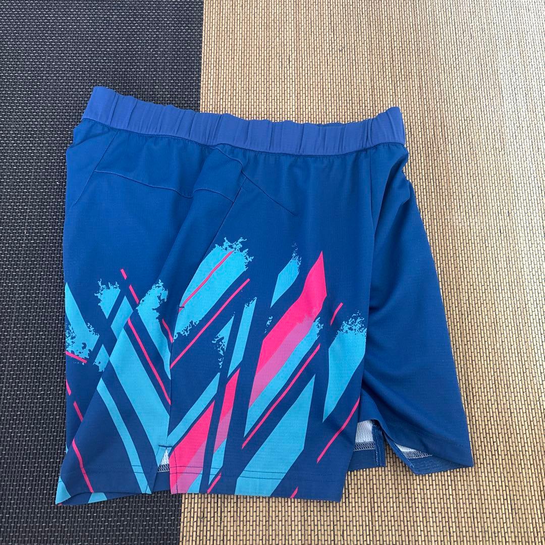 YONEX バドミントン ハーフパンツ L アメリカンブルー バドミントン