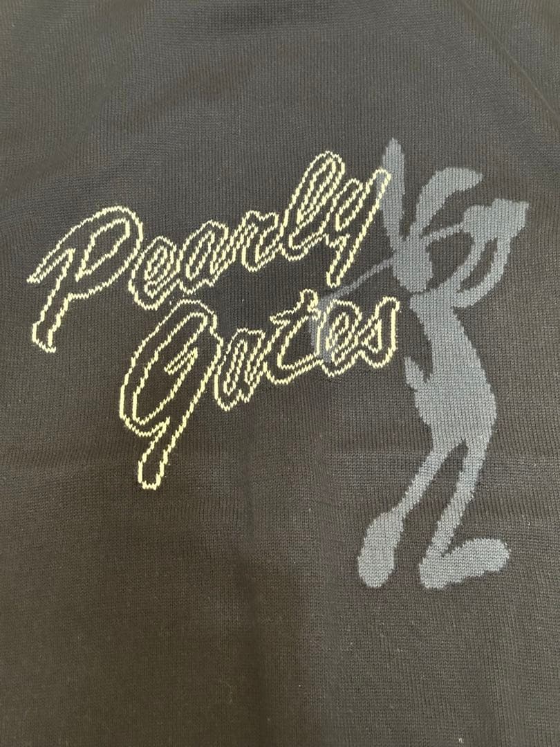 PEARLY GATES ネイビー ニットベストメンズパーリーゲイツ