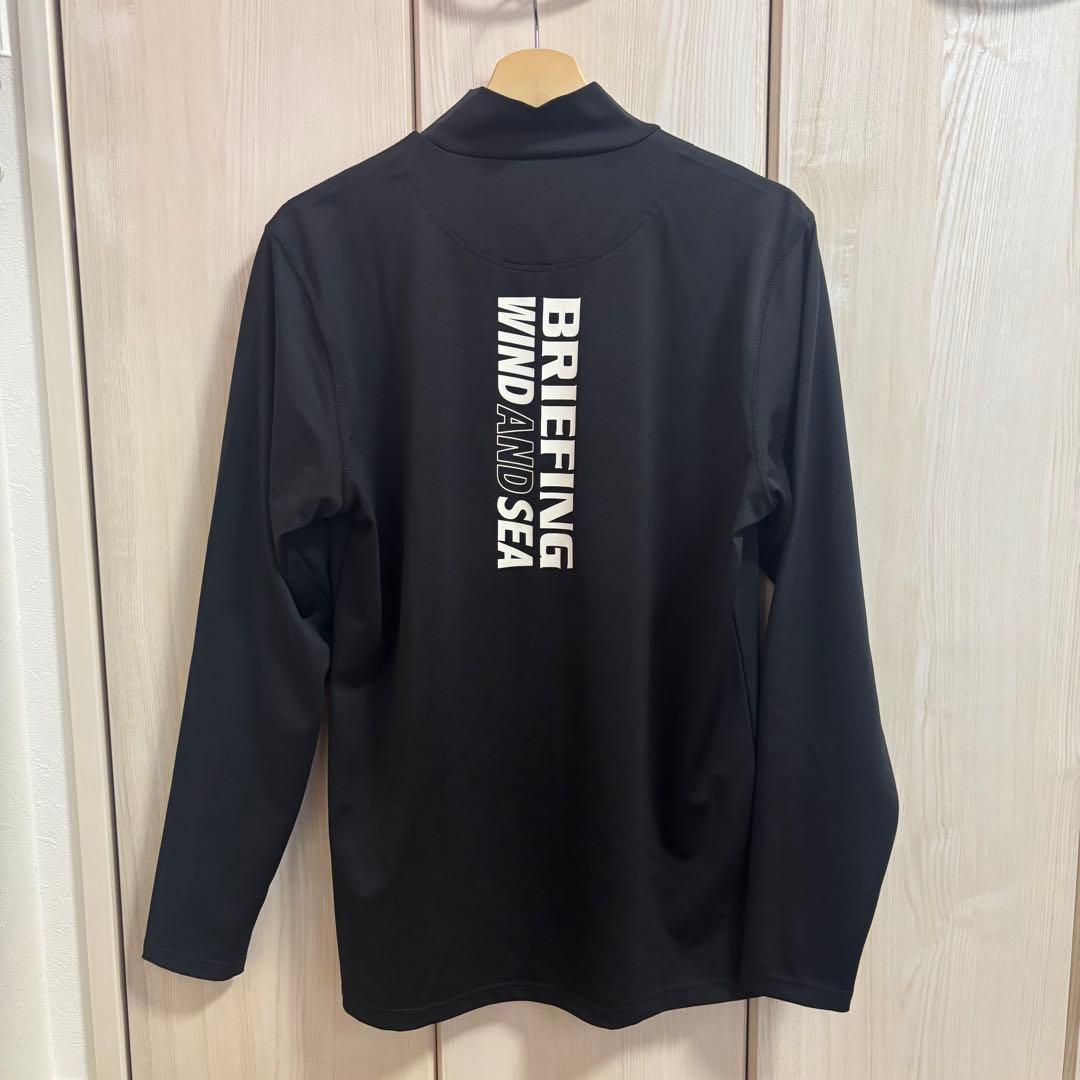 BRIEFING×wind and sea モックネックシャツメンズM ブラック