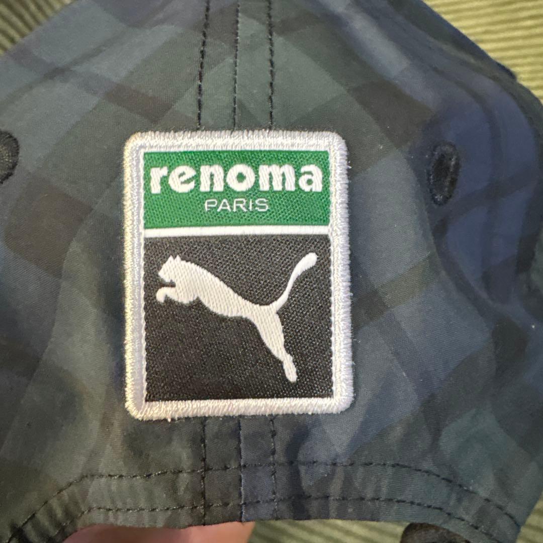 renoma PUMAチェック柄キャップ ✴︎早い者勝ち✴︎最終値下げ・新品未使用