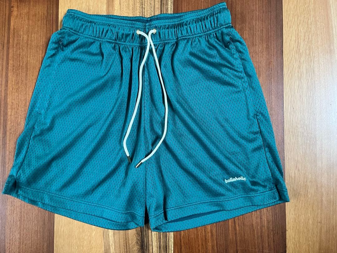 ⭐︎週末セール　ballaholic Logo Mesh Zip Shorts L