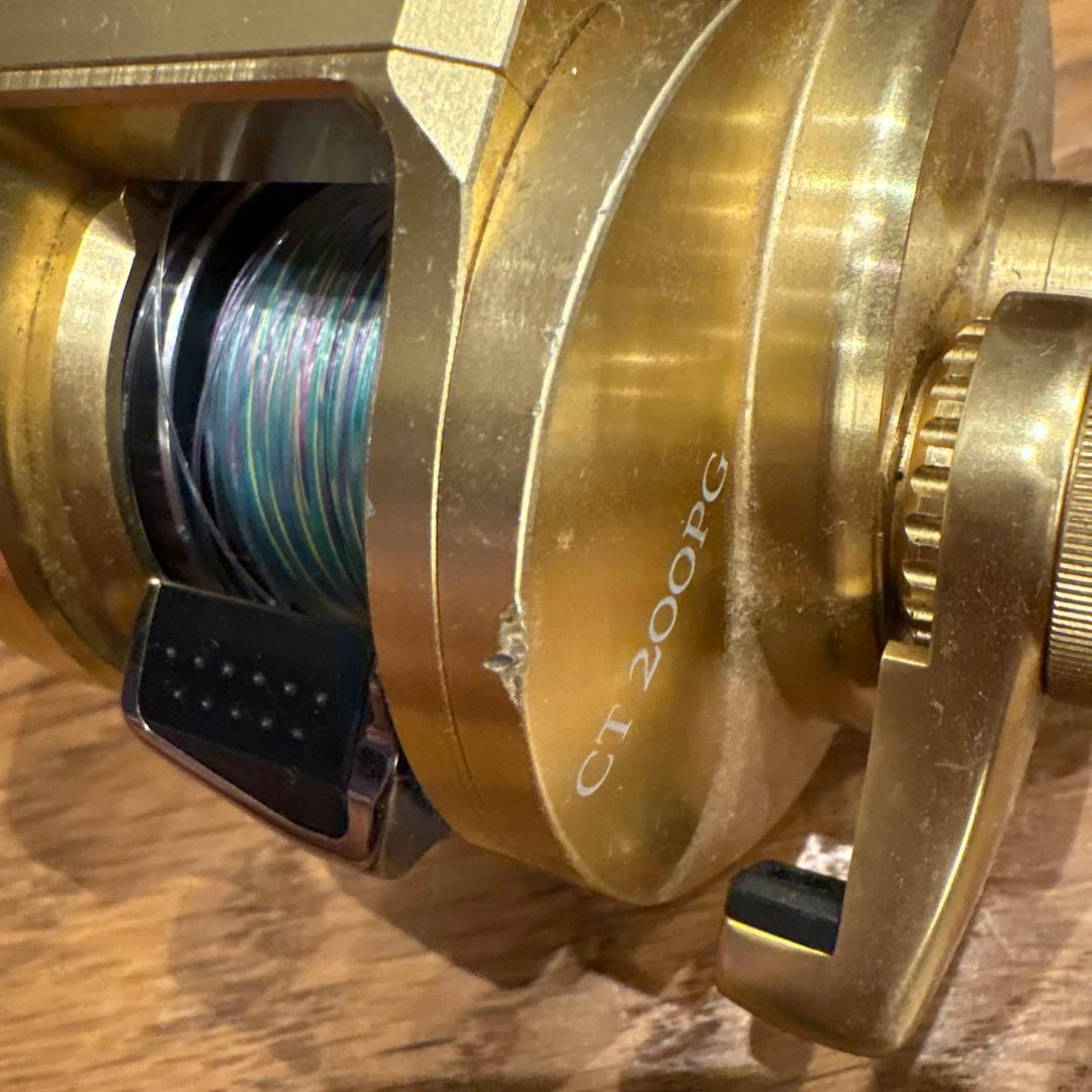 SHIMANO CT 200PG 両軸リール ゴールド
