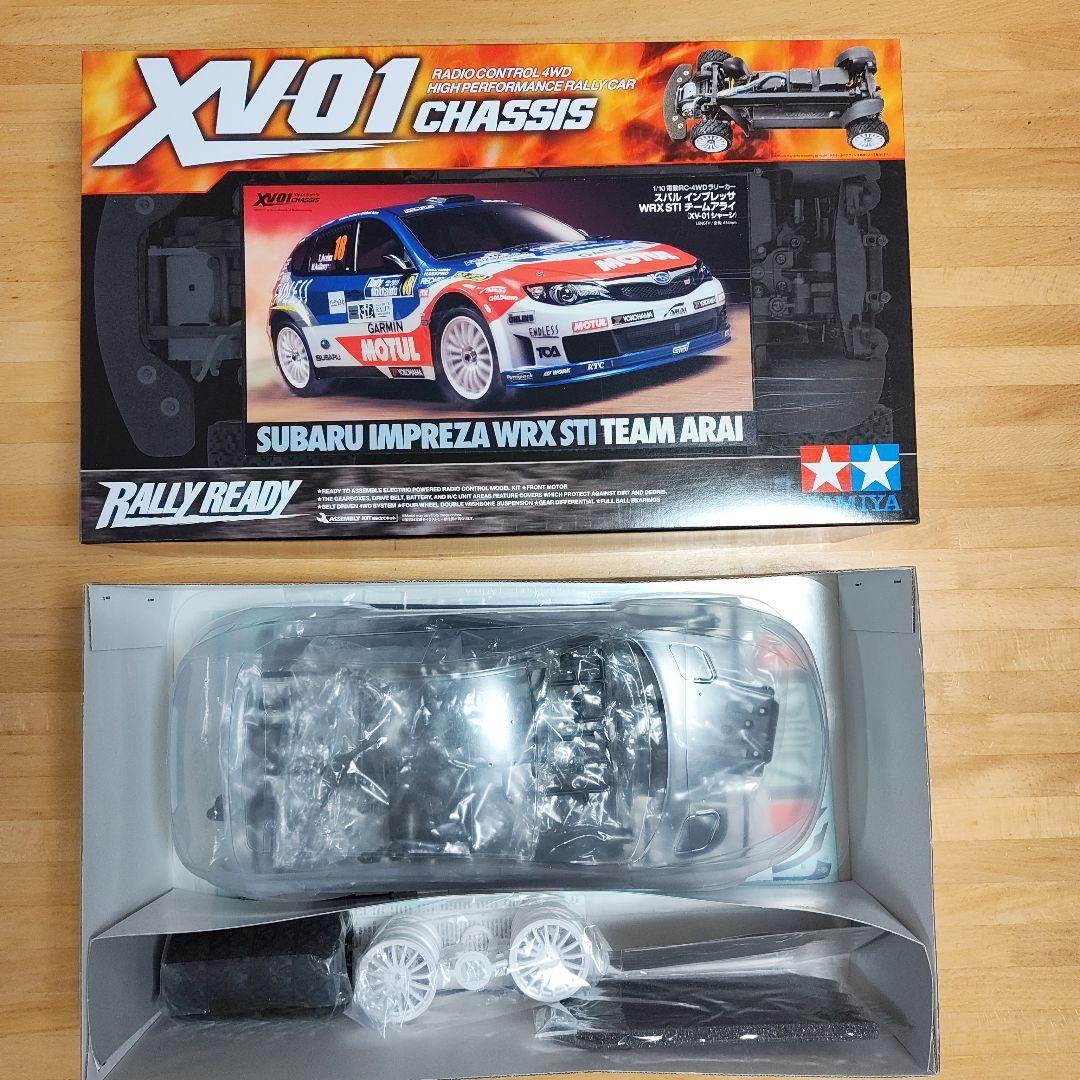 【未使用・未組立・一部欠品】タミヤ ラジコン XV-01 IMPREZA