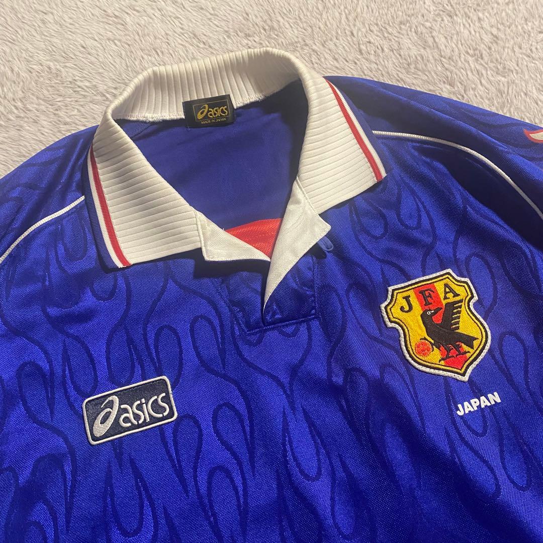 asics サッカー 日本代表 ユニフォーム 1998 フランスワールドカップ