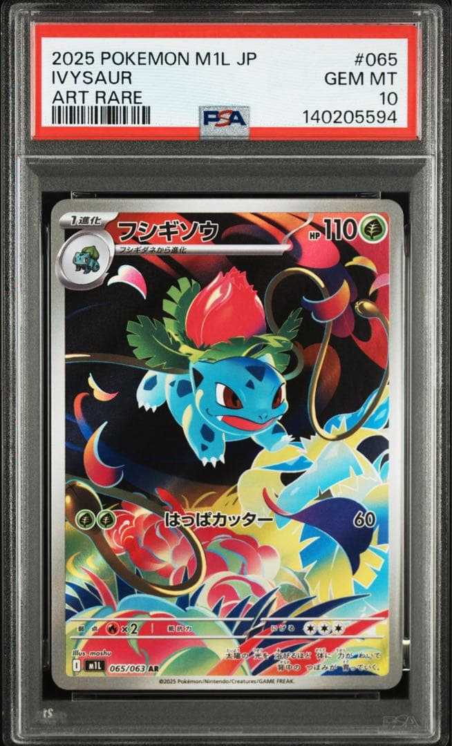 ポケモンカード フシギダネ フシギソウ AR PSA10 2連番