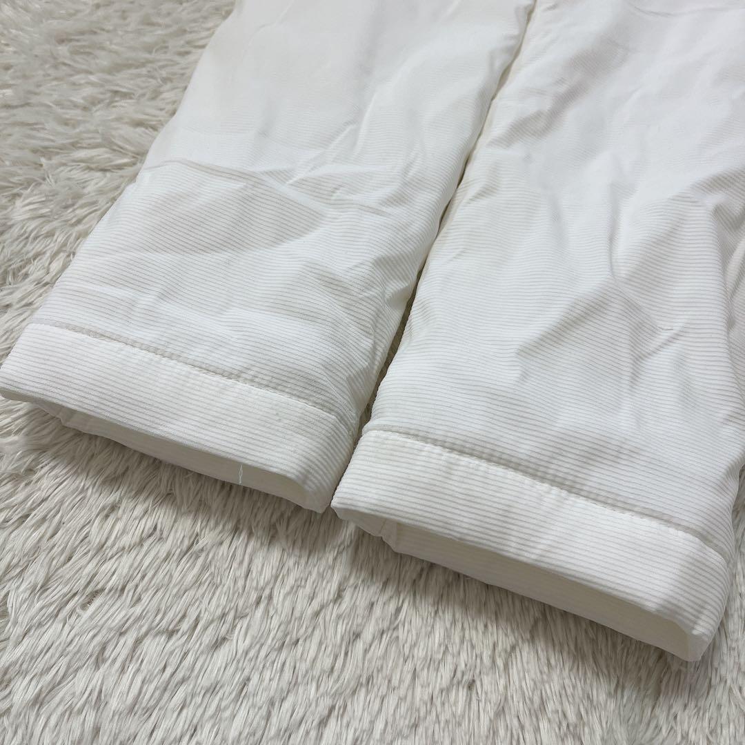 美品　PEARLY GATESパーリーゲイツ　中綿　ストレッチパンツ　０　白