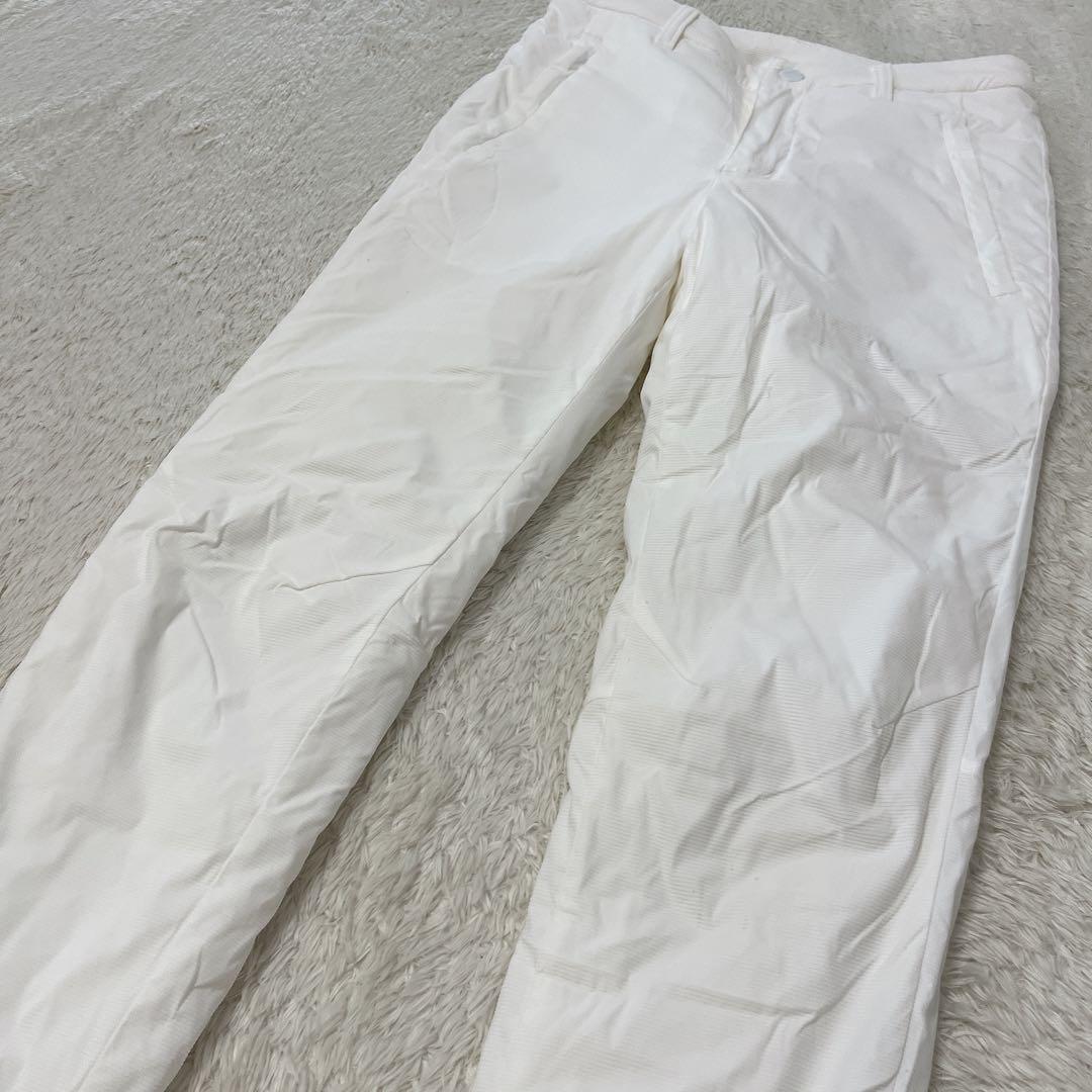 美品　PEARLY GATESパーリーゲイツ　中綿　ストレッチパンツ　０　白