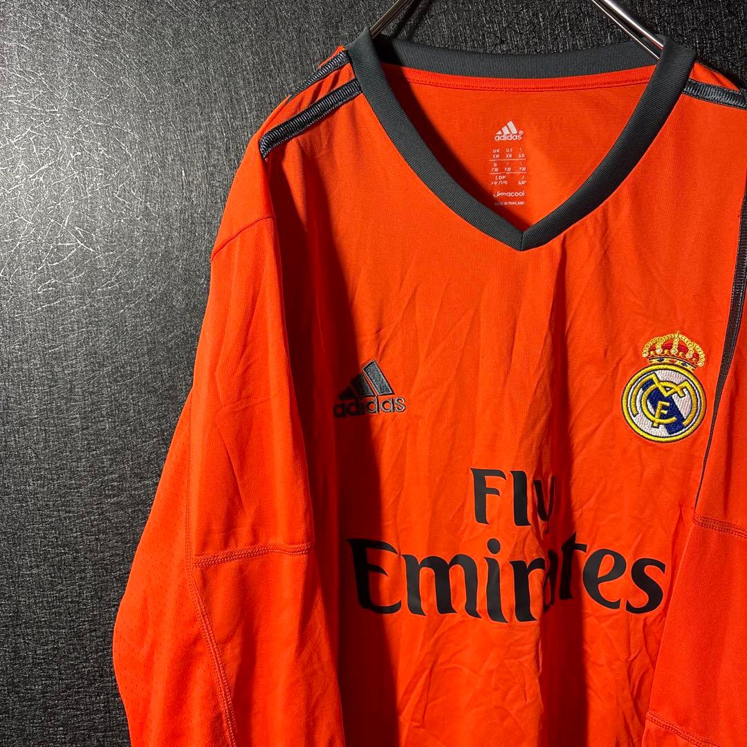 【★レアル・マドリード】 古着 メンズ サッカー ユニフォーム 2XL 長袖