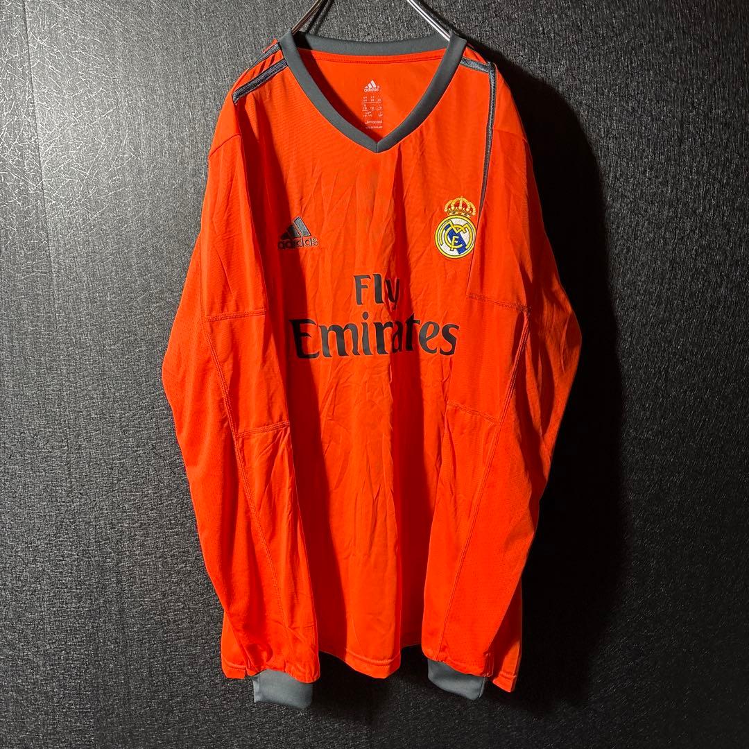 【★レアル・マドリード】 古着 メンズ サッカー ユニフォーム 2XL 長袖