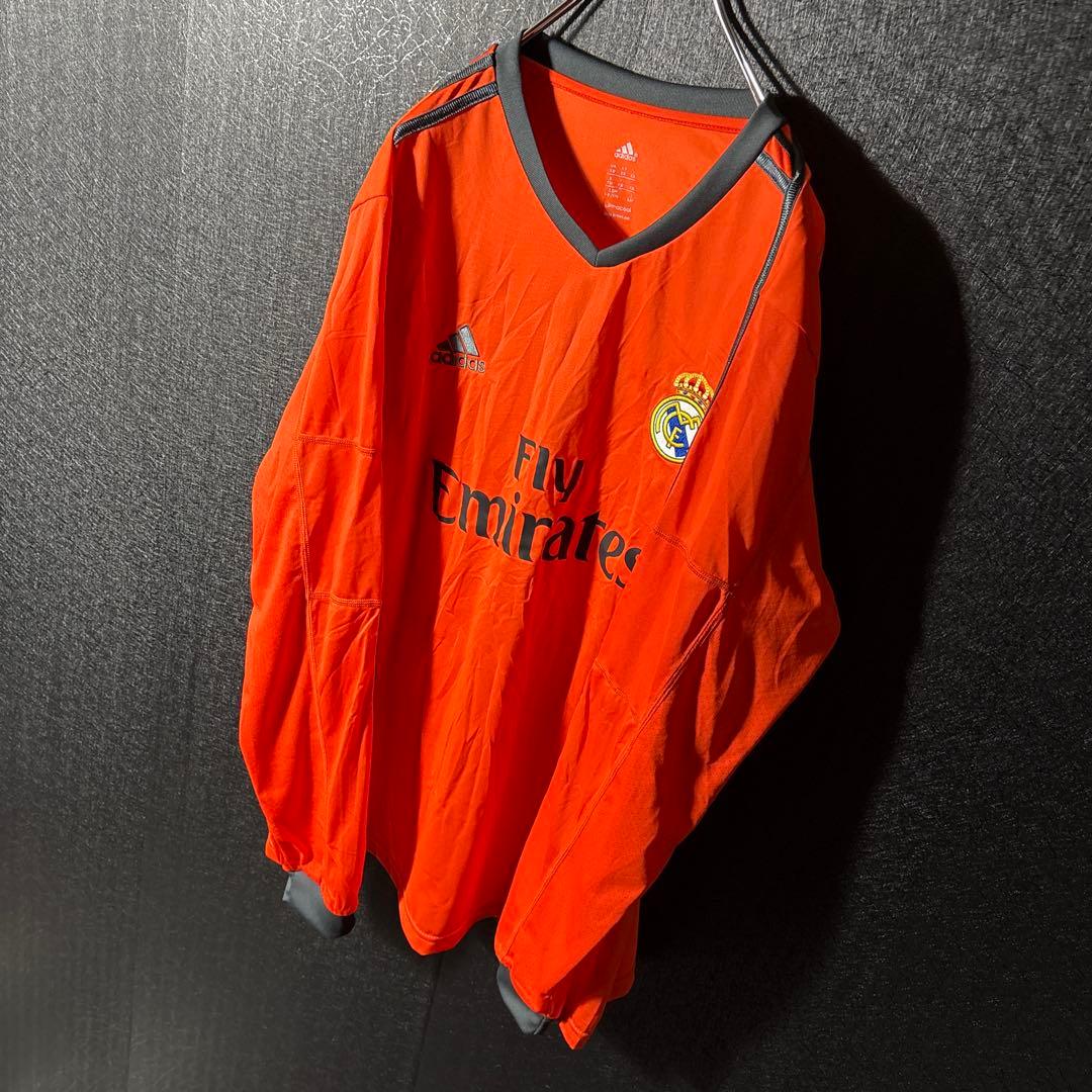 【★レアル・マドリード】 古着 メンズ サッカー ユニフォーム 2XL 長袖