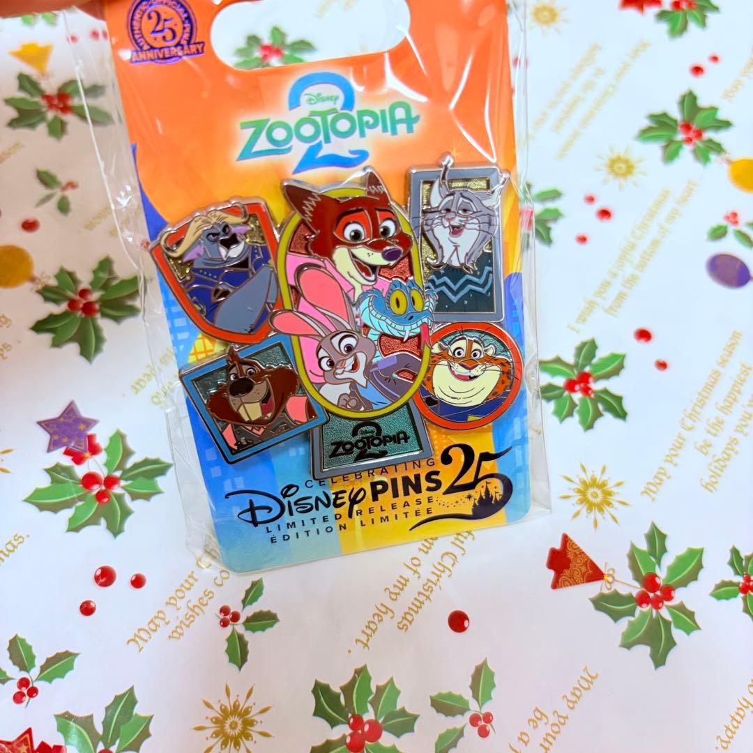 ズートピア2 ピンバッジ　ディズニーストア