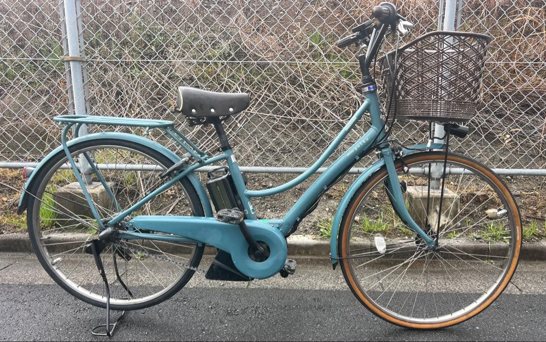 ブリジストンアシスタポルク電動アシスト自転車26インチ関東圏配送可能 程度良好
