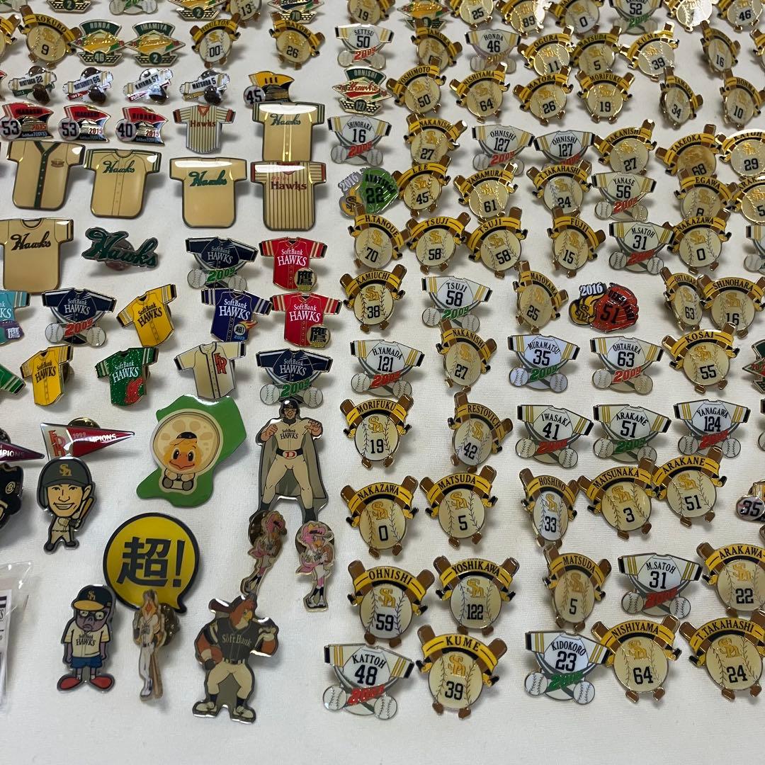 福岡ソフトバンクホークス オリジナルピンバッジ大量セット 激レア・非売品多数！