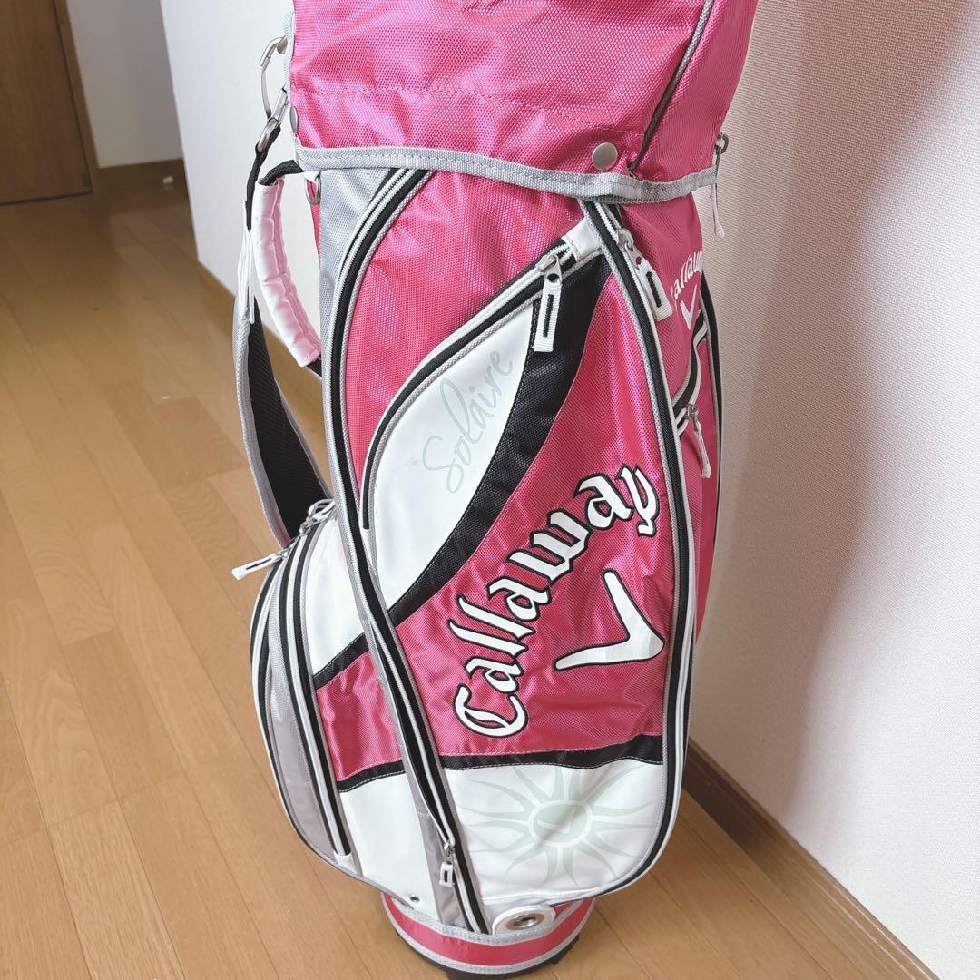 K423 Callaway ソレイユ ピンク キャディバッグ レディース