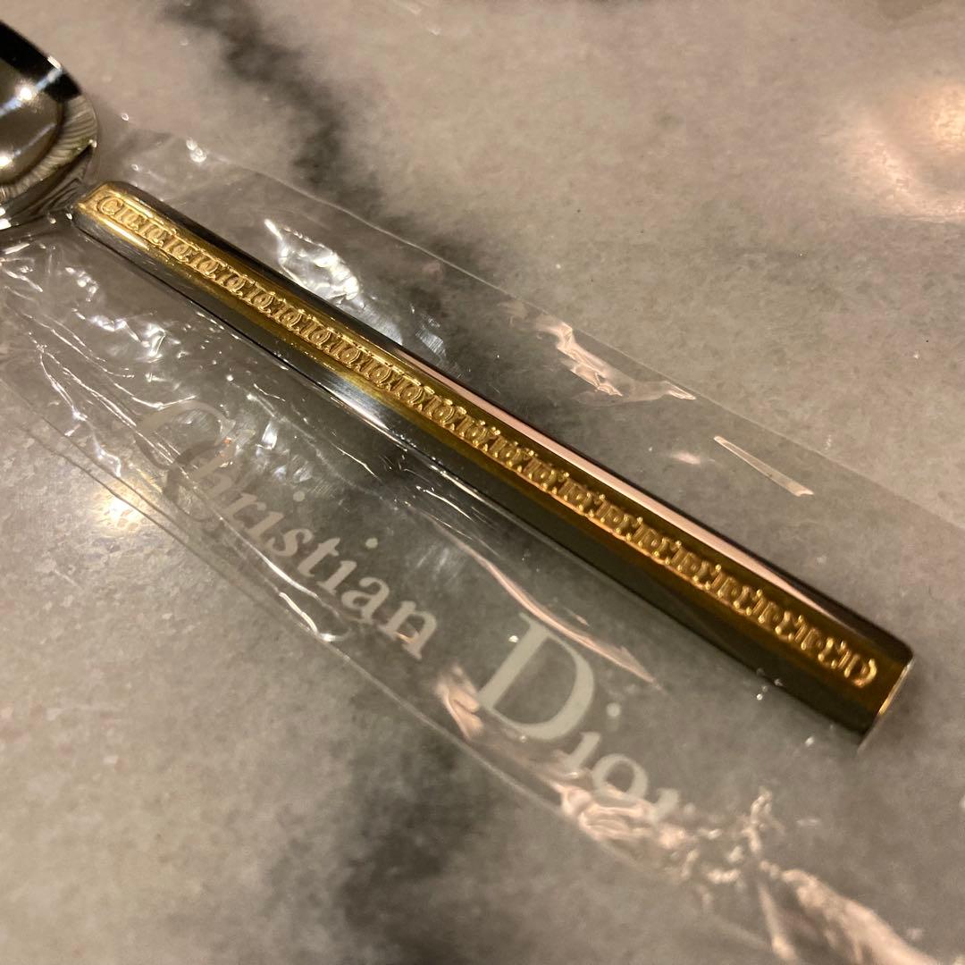Christian Dior ディオール　スプーン カトラリー　5本セット　金彩