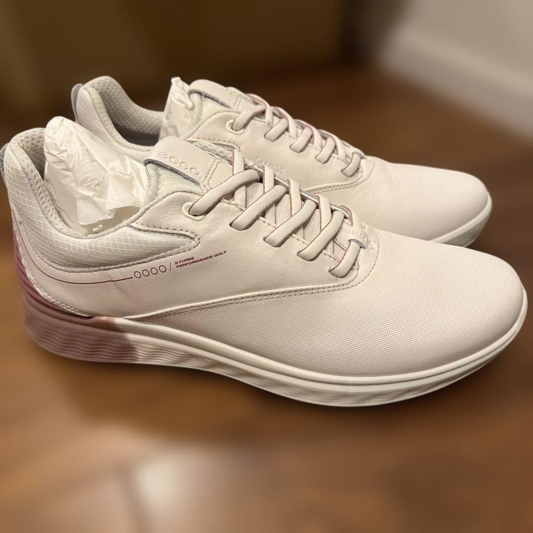 新品　ecco ゴルフシューズ 24.5cm