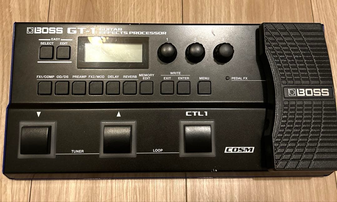 お値下げ！BOSS GT-1 エフェクター 動作確認済み 純正アダプター付き