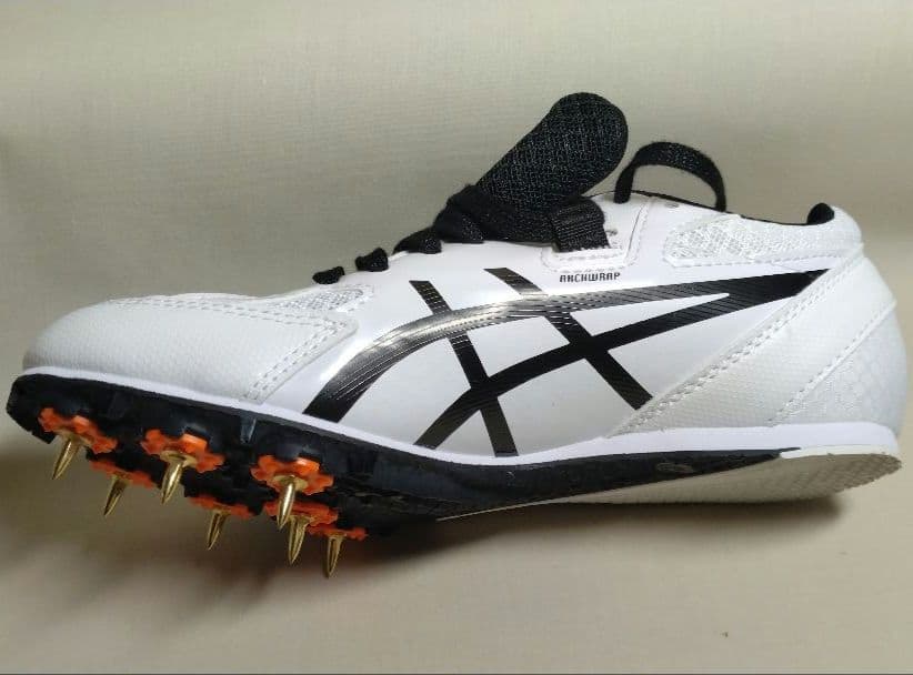 asics スパイク・シューズ ホワイト/ブラック 23.0cm