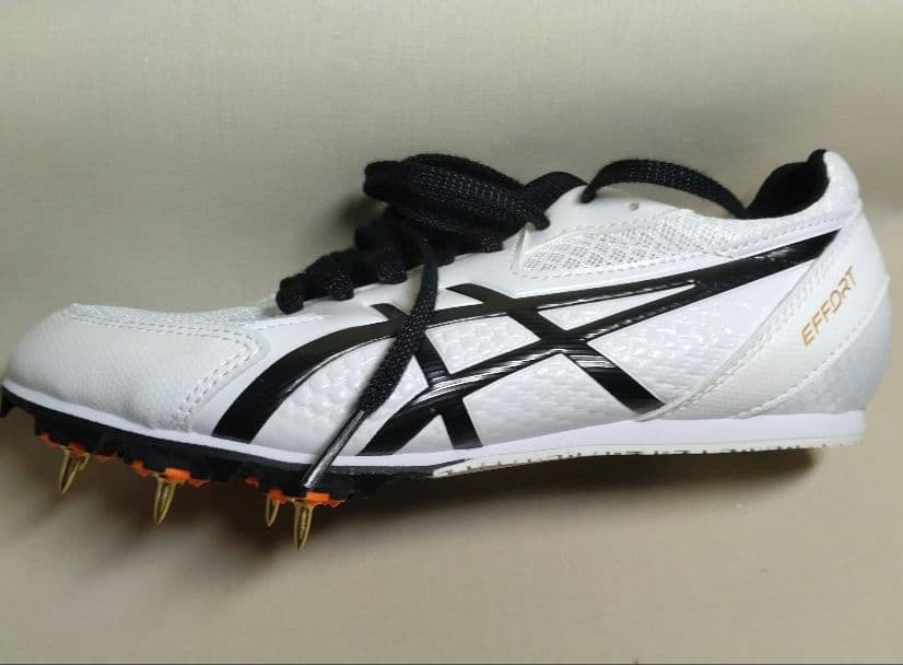 asics スパイク・シューズ ホワイト/ブラック 23.0cm