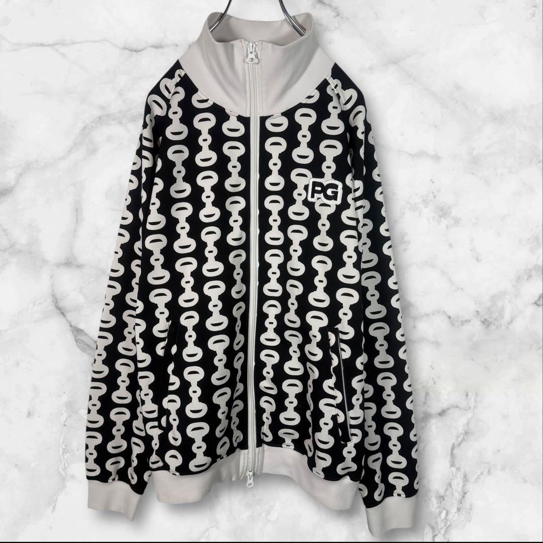 PEARLY GATES パーリーゲイツ チェーン総柄 ジップアップジャケット