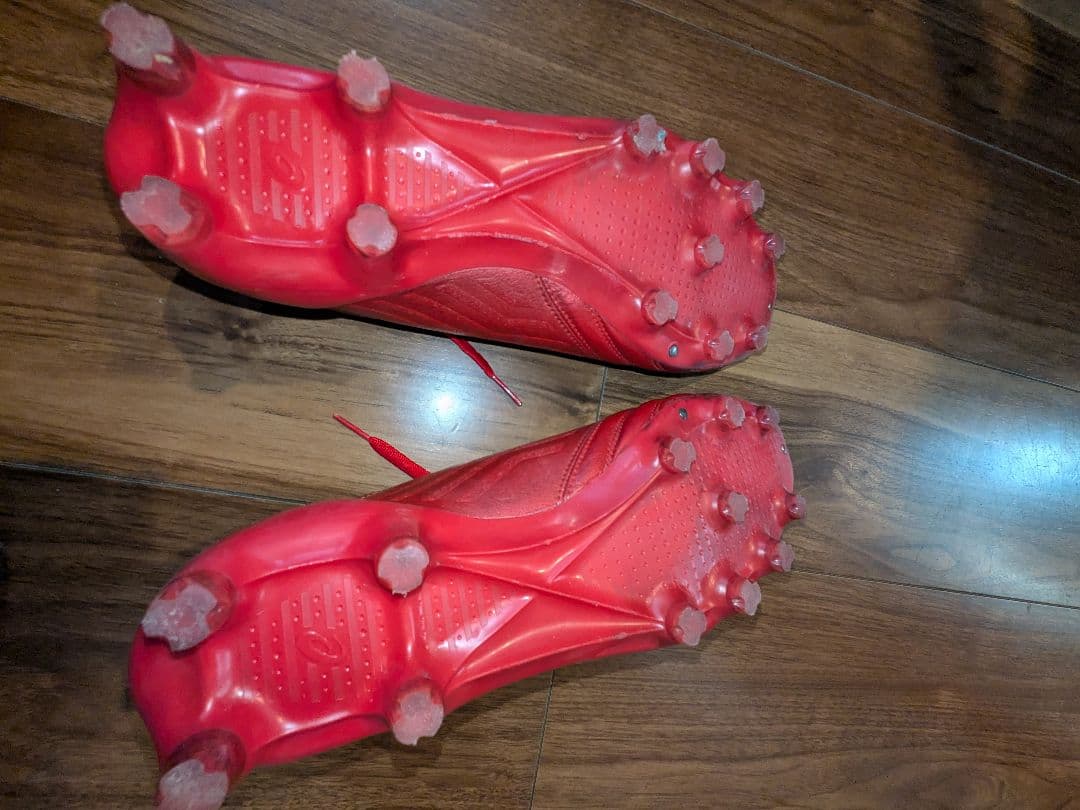 asics サッカーシューズ スパイク レッド