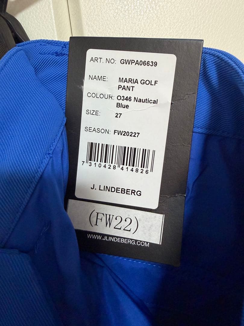 J.LINDEBERG レディース 青色 パンツ