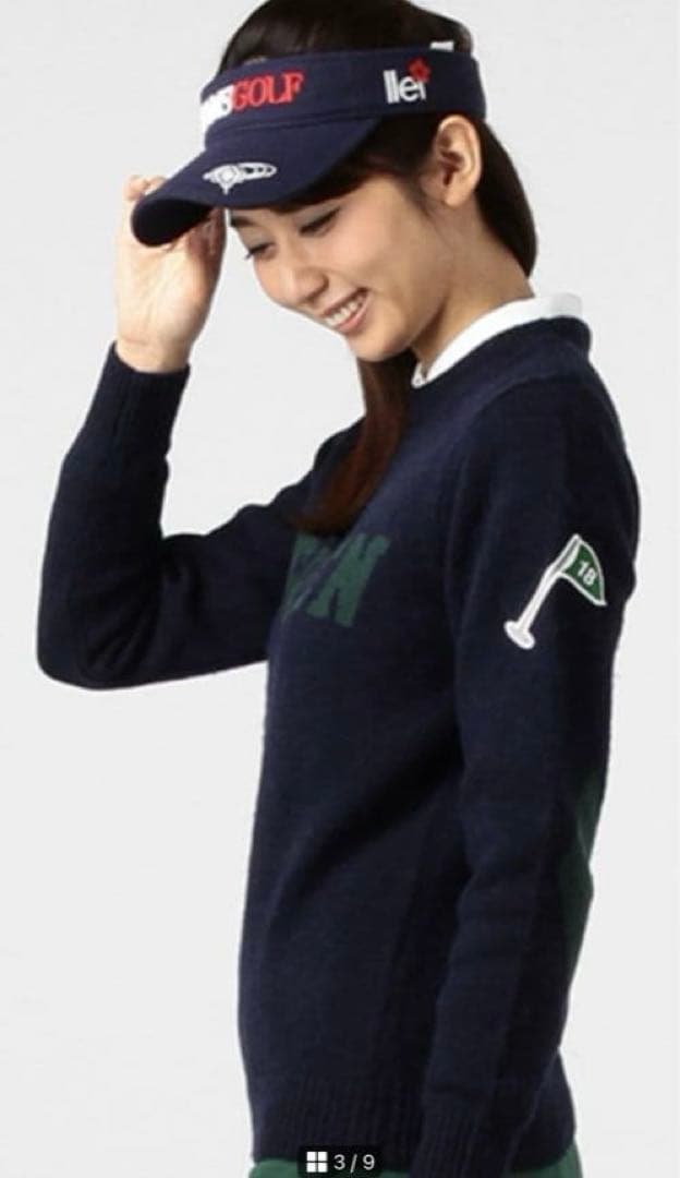 BEAMS GOLF ビームスゴルフ レディース セーター ウール100% L