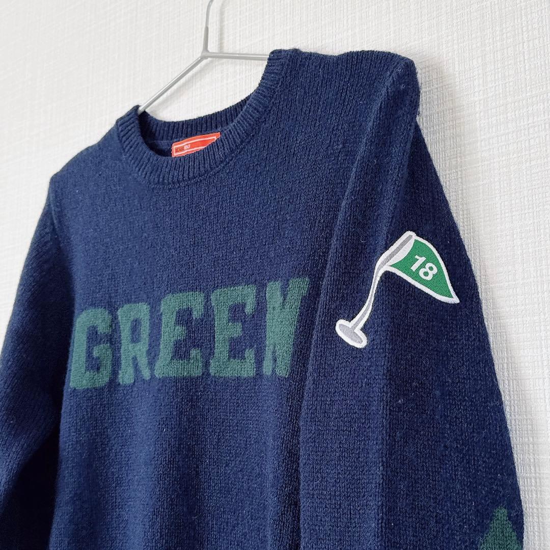 BEAMS GOLF ビームスゴルフ レディース セーター ウール100% L