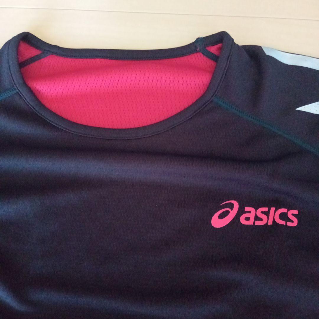 asics リバーシブルウェアセット Tシャツ ショーツ３枚　サイズL 未使用品