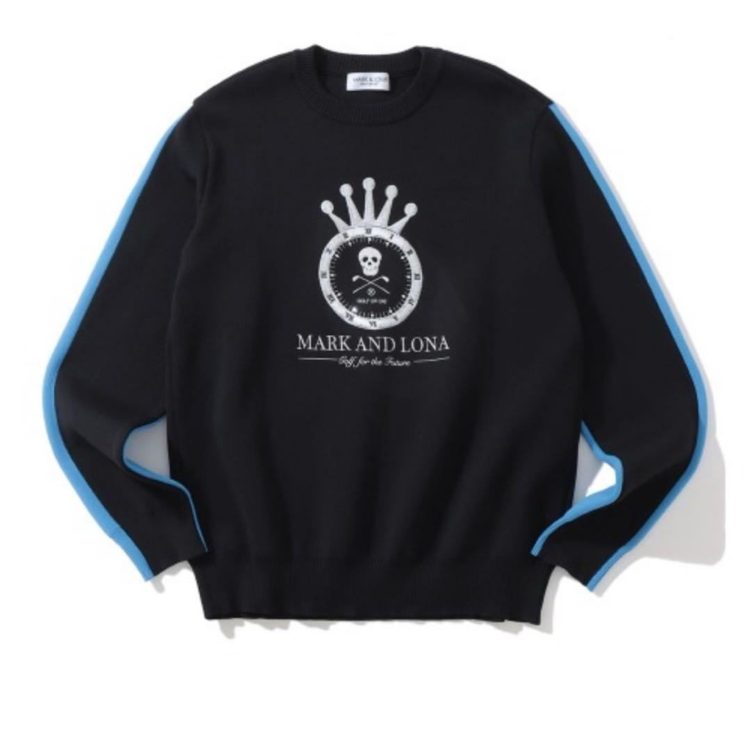 新品　未使用　MARK & LONA ゴルフ用セーター 46 ブラック/ブルー