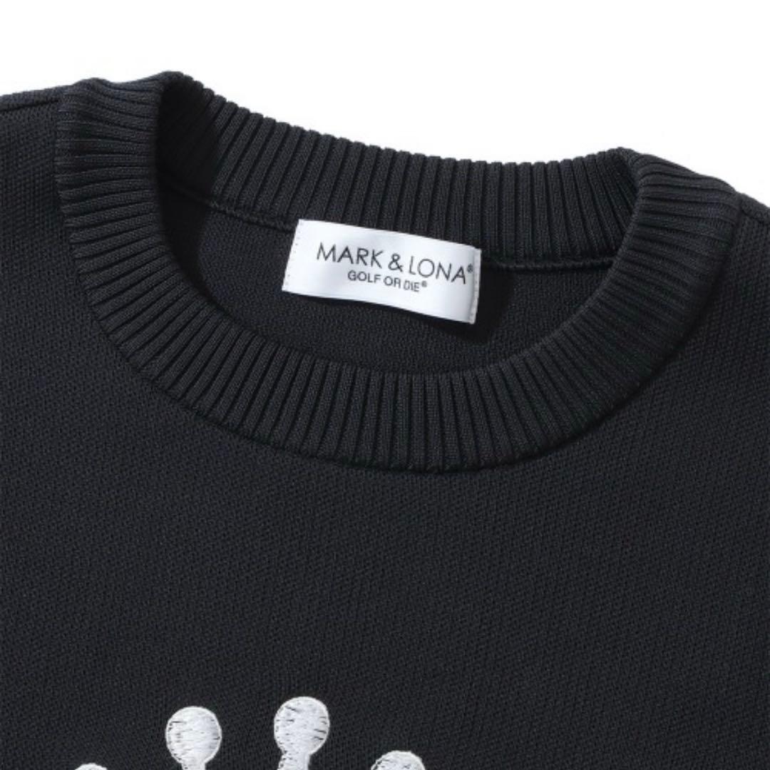 新品　未使用　MARK & LONA ゴルフ用セーター 46 ブラック/ブルー