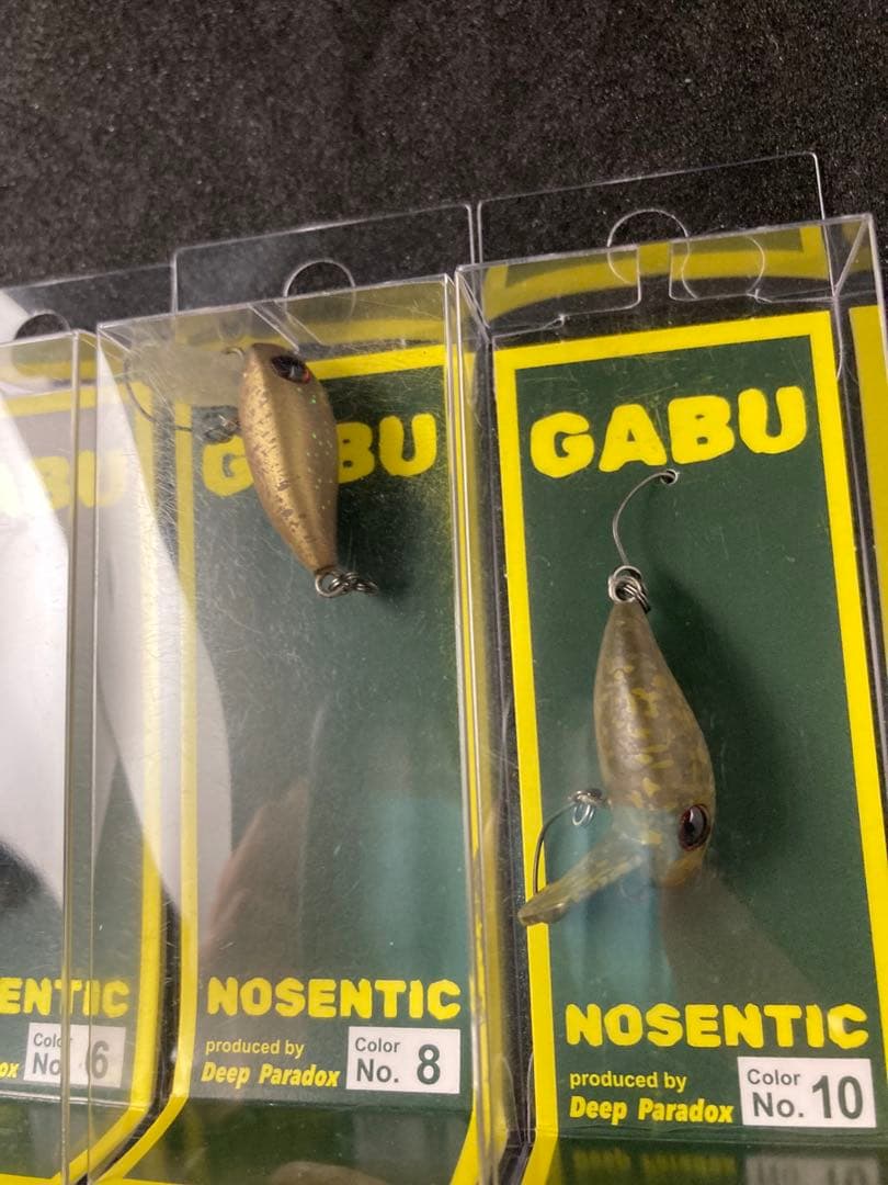GABU NOSENTIC クランクベイト 4個セット　バラ売り不可