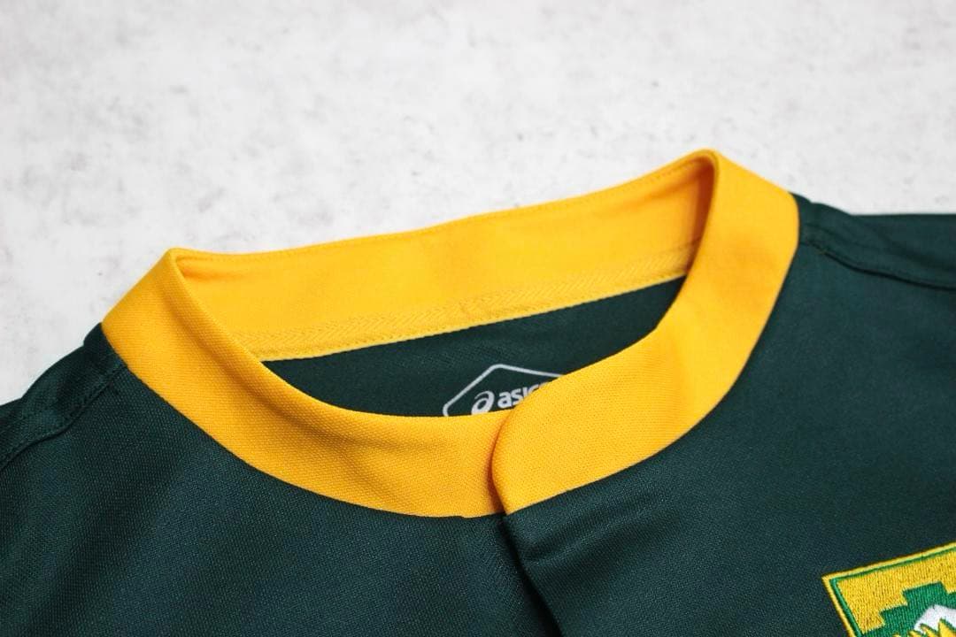 【美品】メンズL　アシックス　南アフリカ代表　スプリングボクス　ジャージ