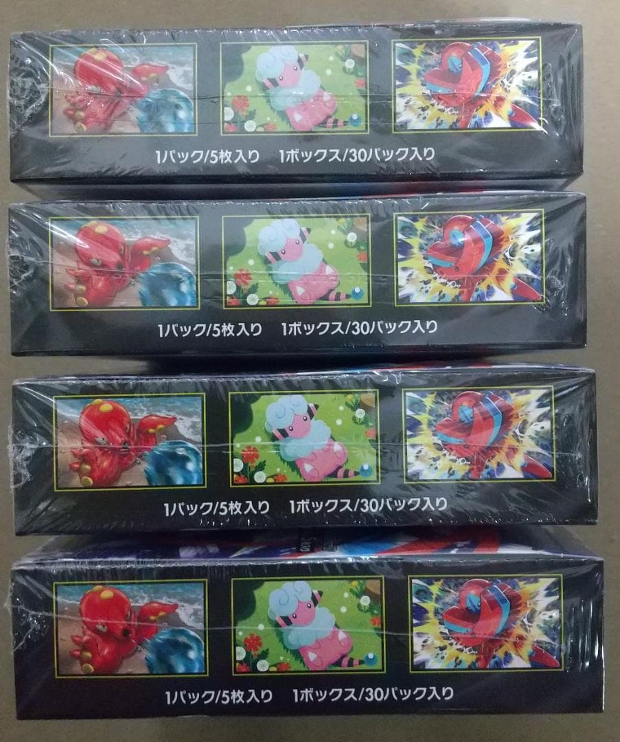 ポケモンカード ニンジャスピナー（ 新品・未開封・シュリンク付き）４BOXセット