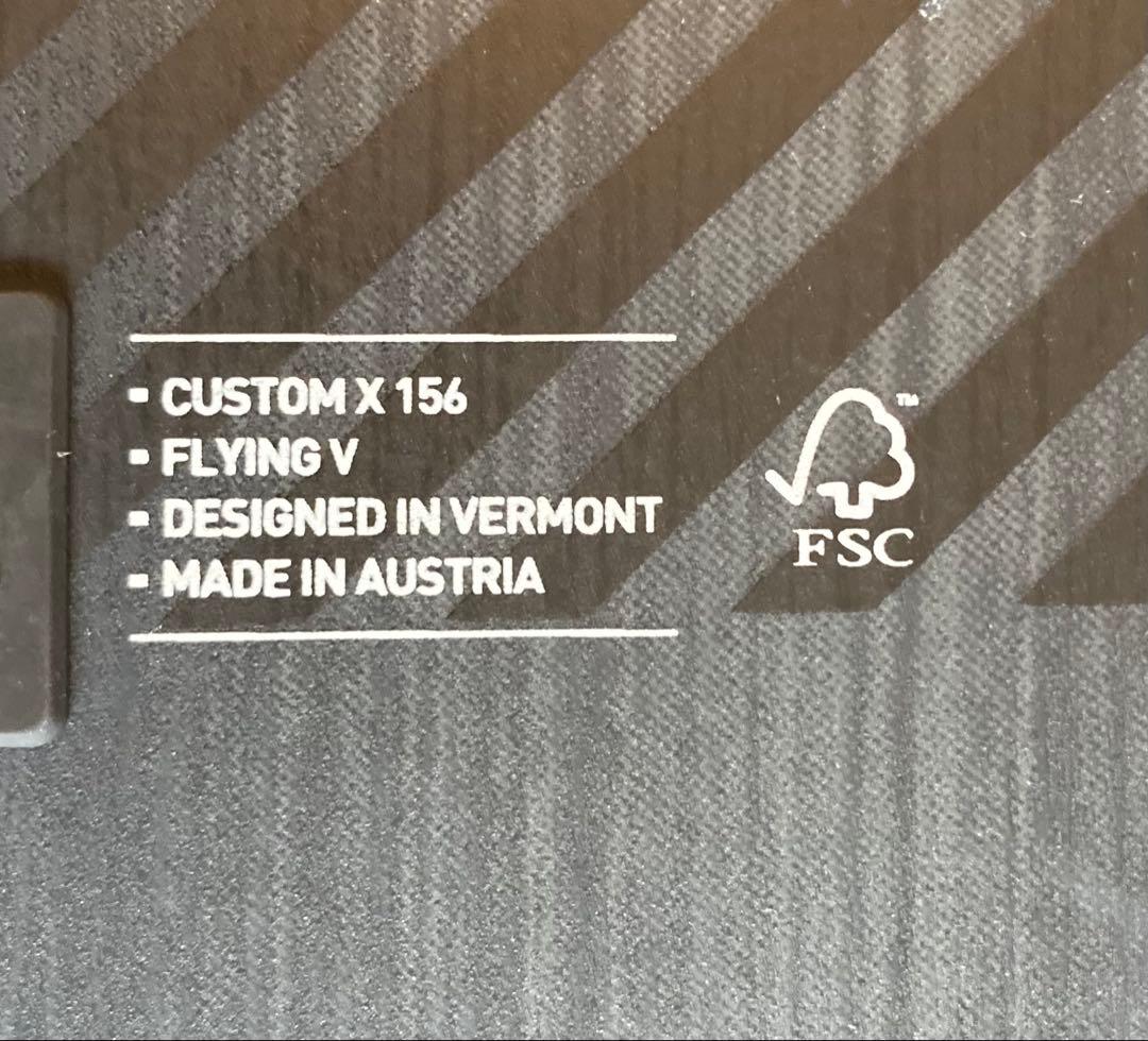 Burton CUSTOM X fv 156 スノーボード