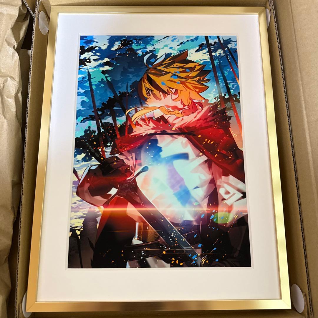 A4高精彩複製画 リチャード1世 最終再臨展 FGO